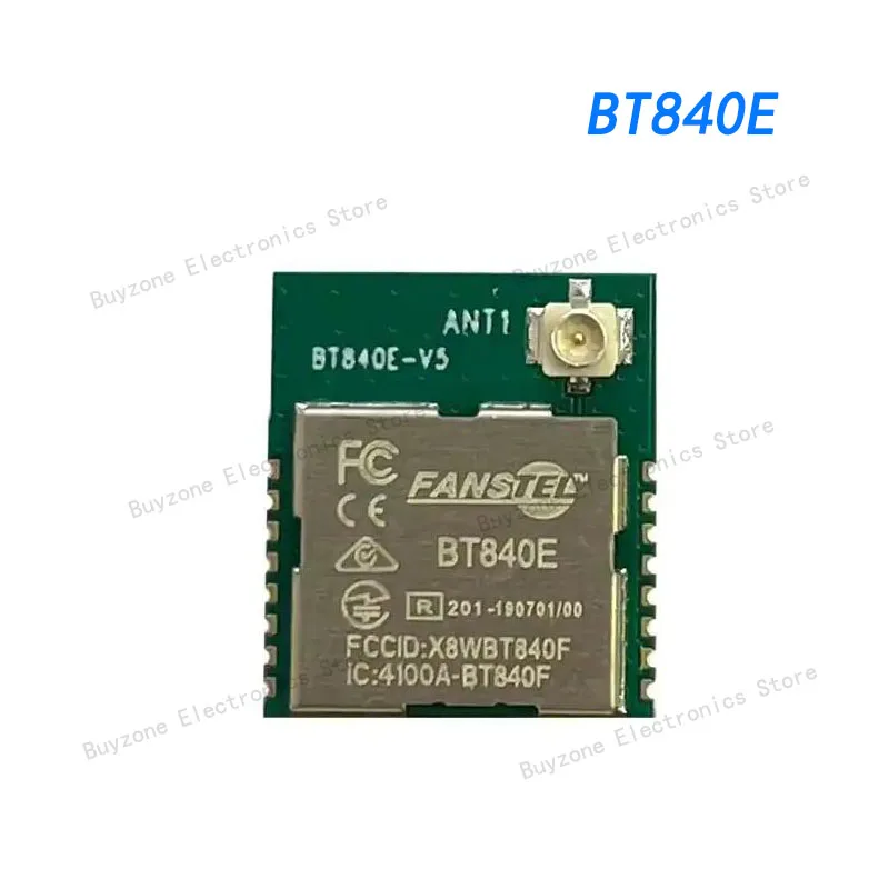 

BT840E 802.15.4, Bluetooth v5.0, Thread, Zigbee® Transceiver Module 2.4GHz Antenna Not Included, U.FL Surface Mount