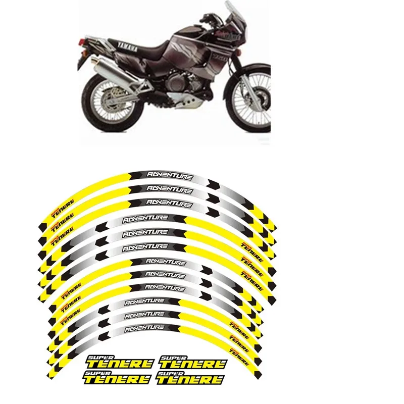 

Для YAMAHA SUPER TENERE 750 1200 XT1200Z детали мотоцикла контурное украшение колеса наклейка-B