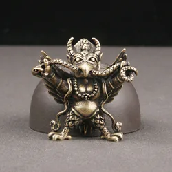 Chinese Mythology Largest Bird Dapeng Metal Figurine Desk Decoration Divine Beast Guardians Vintage Home Decoration