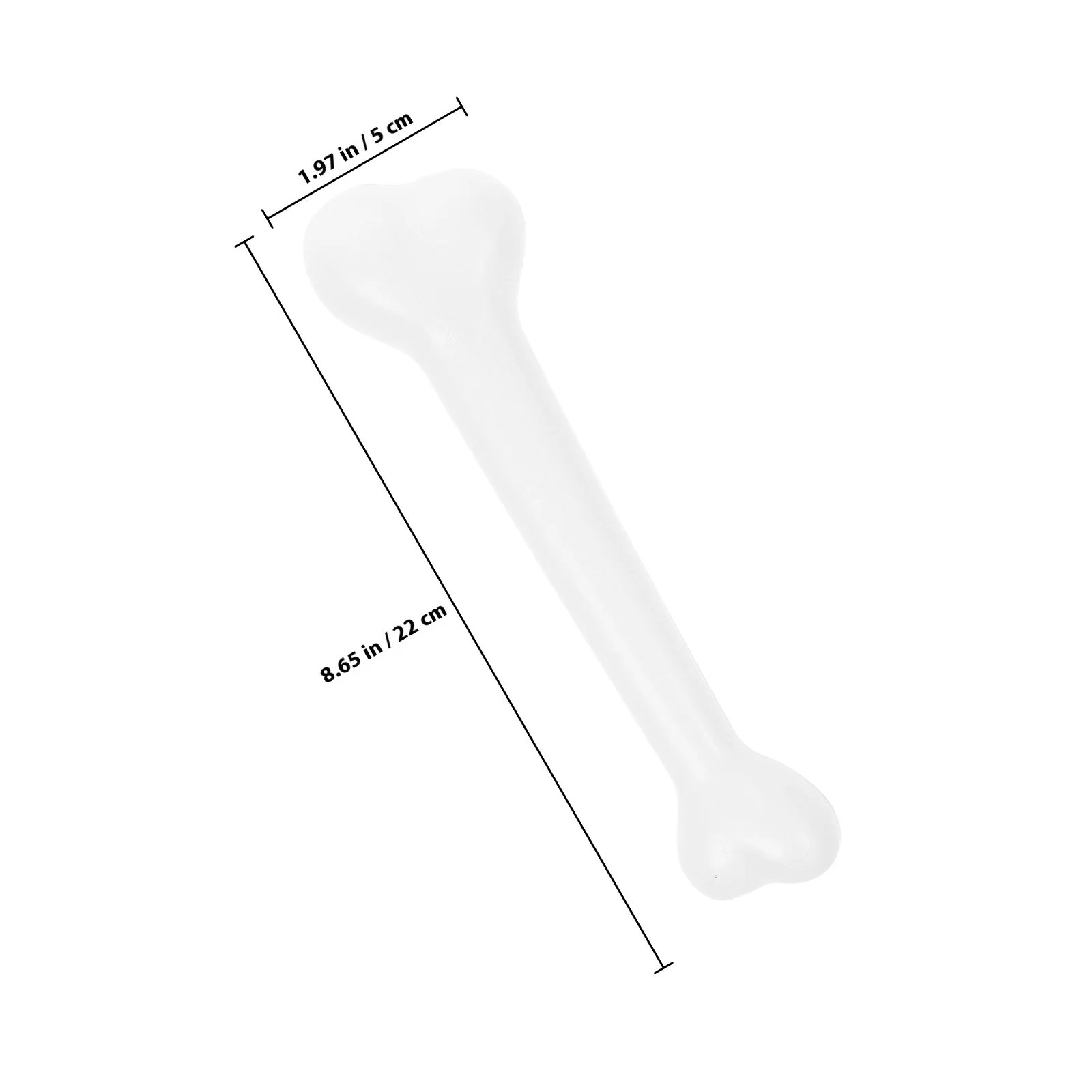 4 szt. Realistyczne rekwizyty kości na Halloween, plastikowe akcesoria, kostiumy, materiały do rękodzieła dla dzieci i dorosłych