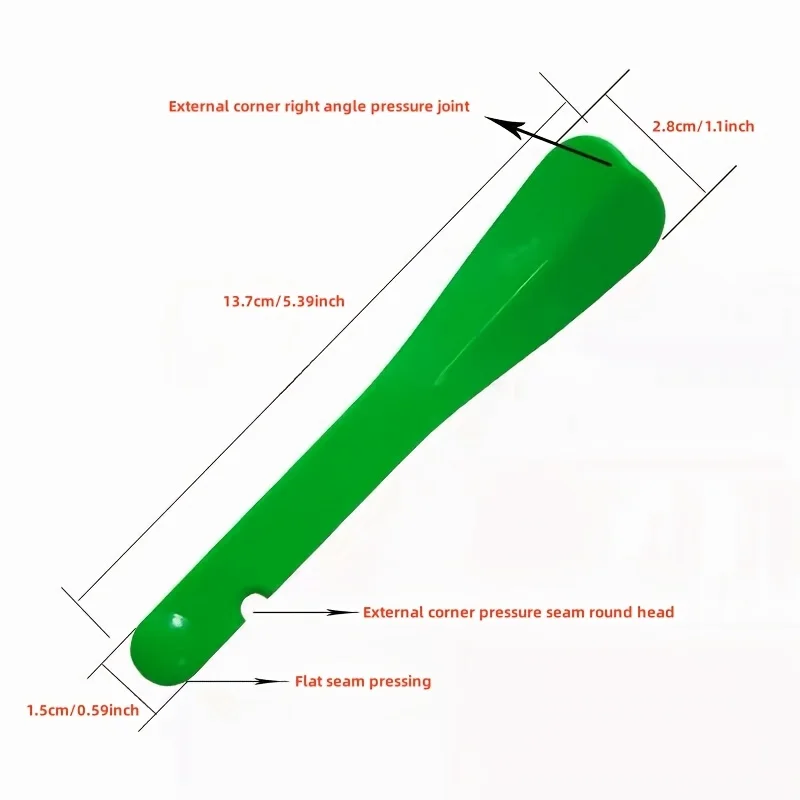 2pcs Drywall Corner Scraper Putty Finisher Stucco Shovel Spatula Spade for Floor Wall Ceramic Tile Grout Construction Tools image 3