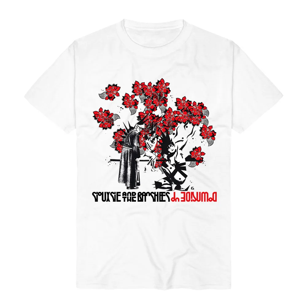 Downside Up T-Shirt Siouxsie and The Banshees Rock Band Tees Short Sleeve Cotton Summer Casual Tshirts Graphic Print Merch Tops