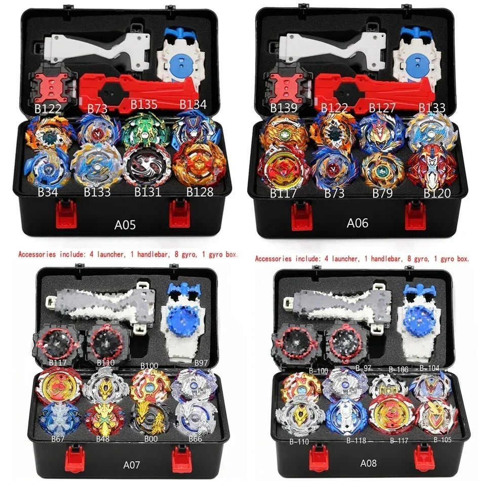 

/-*/ Takara Tomy New Beyblade Burst Metal Fusion Fighting Metal Booster Package Toys Grip Launcher boxs Original