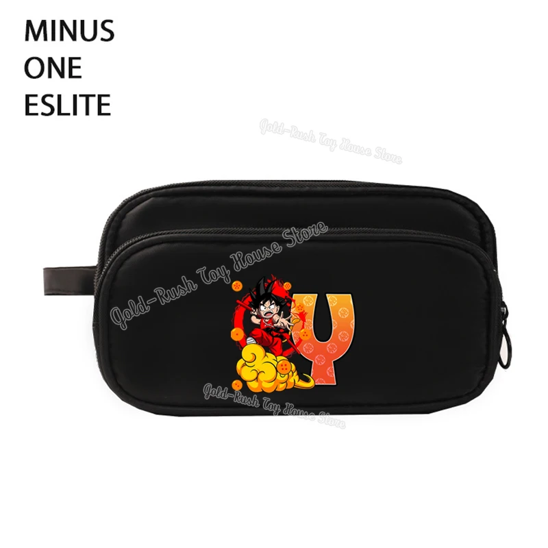 Draken Bal Brief A-Z Potlood Tas Anime Son Goku Grote Capaciteit Etuis Student School Briefpapier Jongen Meisje Pen Box Case