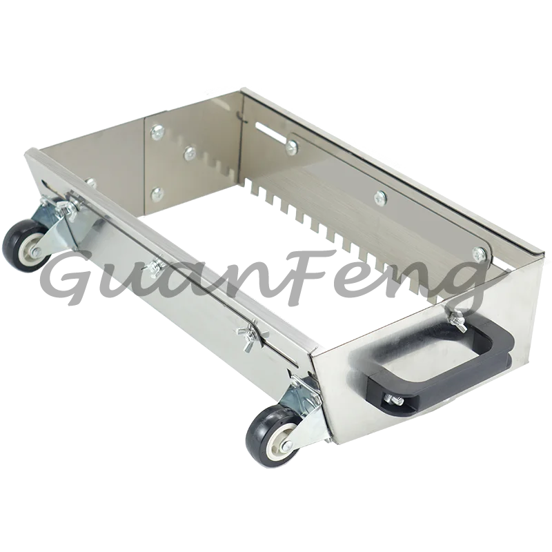 Adjustable Mortar Notched Trowel - 400-800mm Comb for Uniform Floor Adhesive Spreading