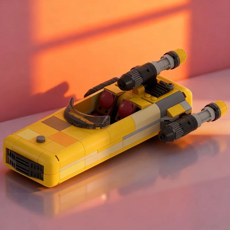 

262pcs MOC Landspeeder Eco Star Battle Model Building toy blocks Christmas gifts Construction Assemble creative Brick Birthday