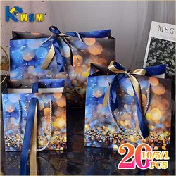 20PCS Happy Hour Gift Bags Shopping Tote Bags Candy Packaging Bags Simple Pick A Star for You Gift Bags Birthday Holiday Gift Ba