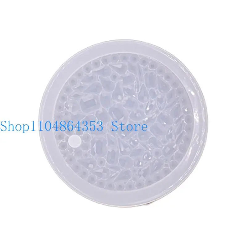 652F Keychain Casting Silicone Mold for DIY for Key Chain Pendant Charm with Hanging