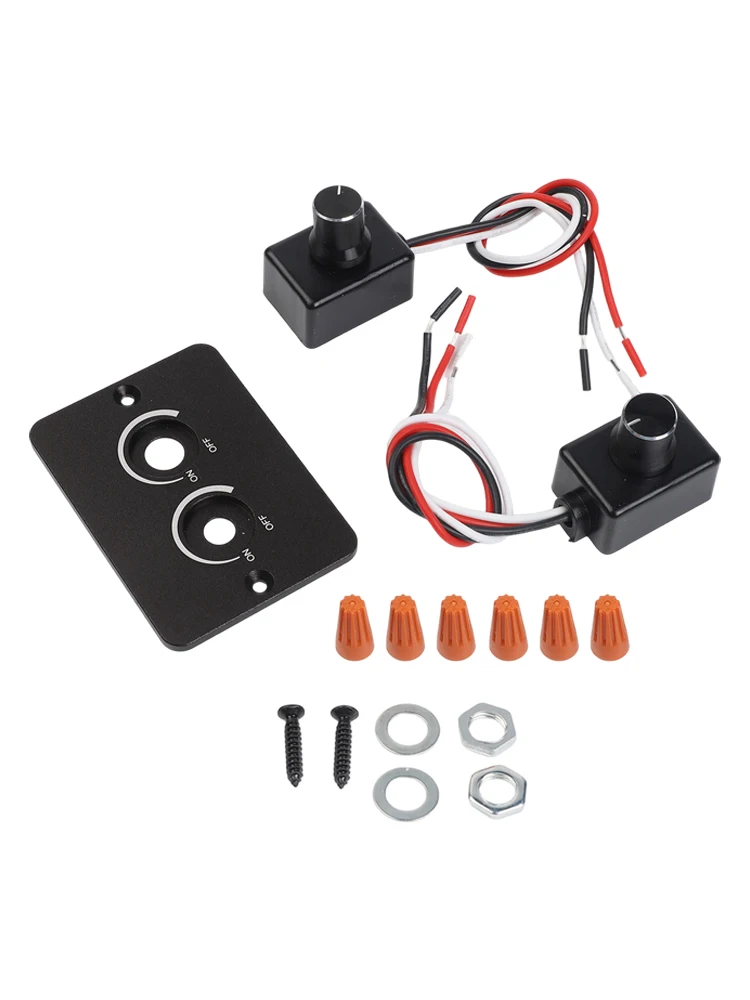 

Double Dimmer DC 12V Dimmer Energy Efficiency Flexible Control Flicker-free Operation Adjustable Brightness Control Switch