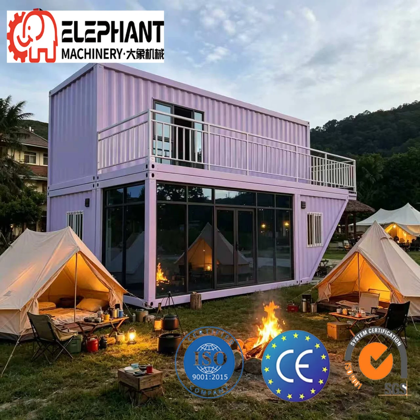DX Detachable Container Quick Assembly Modular Home for Workshop Warehouse Mining Camp with Low Logistics Cost