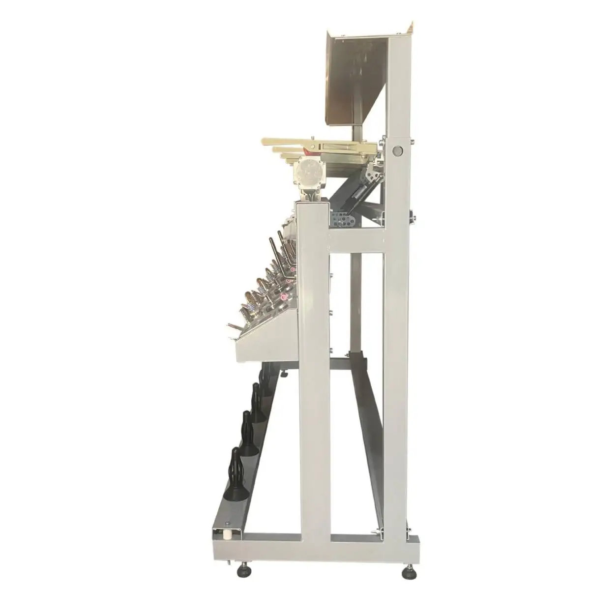 4 Head Automatic Winder Cone Winder Bobbin Winding Cable Rewinding Binding Wire Tying Machine Electric Yarn Cone Winder