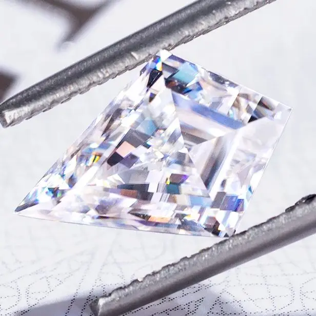 Small Size Jewelry Stones Exellent Cut Kite Cut D VVS1 With GRA Certificated Super White Moissanite Pass Diamond Tester Pen II