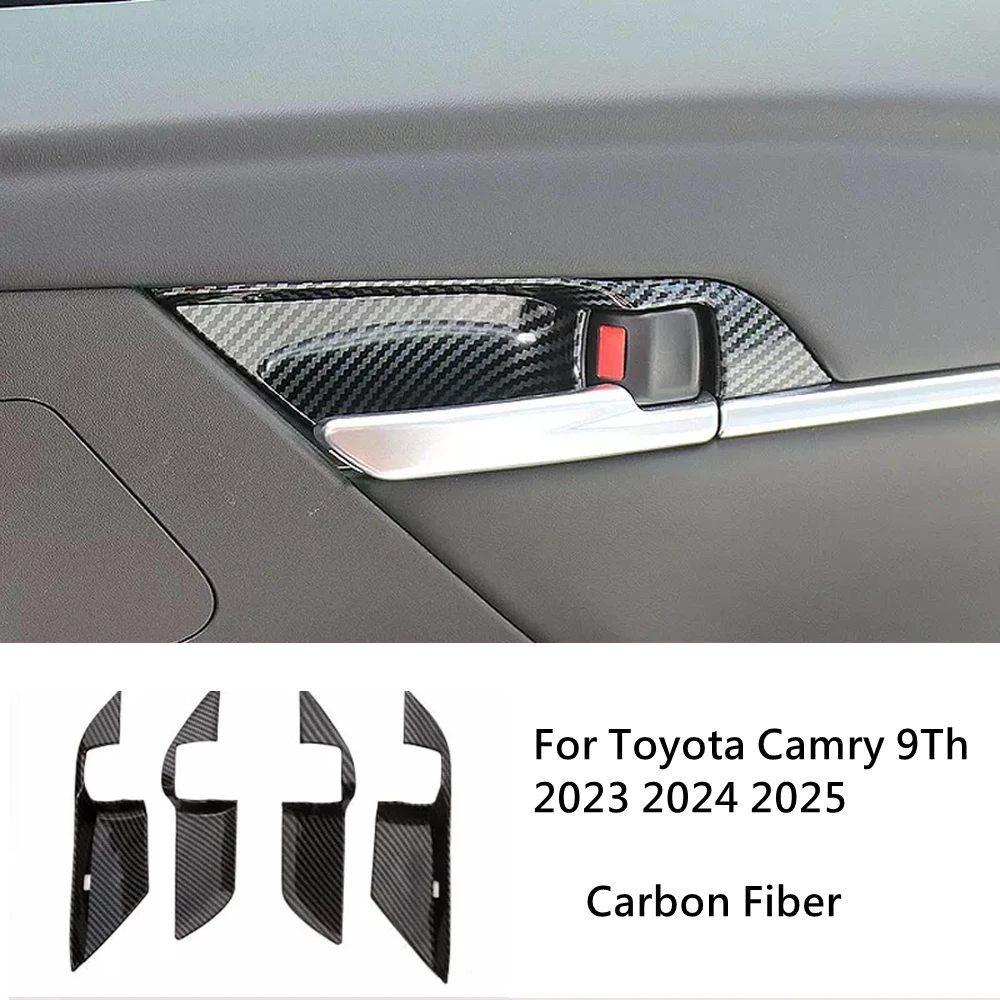 غطاء لوحة بمسند ذراع للباب الداخلي ، غطاء لوحة لأزرار الرفع ، قوالب داخلية من ABS لتويوتا كامري 9 من من من من من من ABS #5