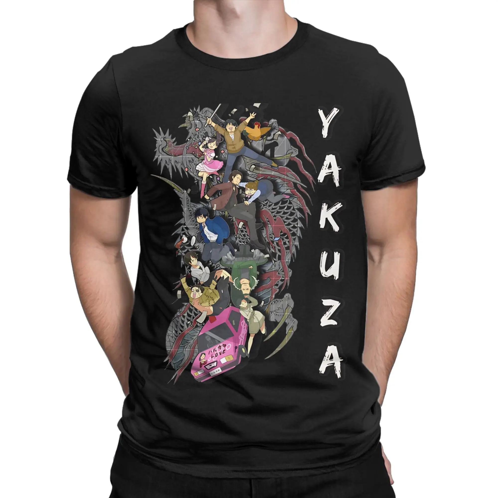 Yakuza T-Shirt for Men Women Like a Dragon Game Fashion Pure Cotton Tee Shirt Crewneck Short Sleeve T Shirts Gift Idea Clothes