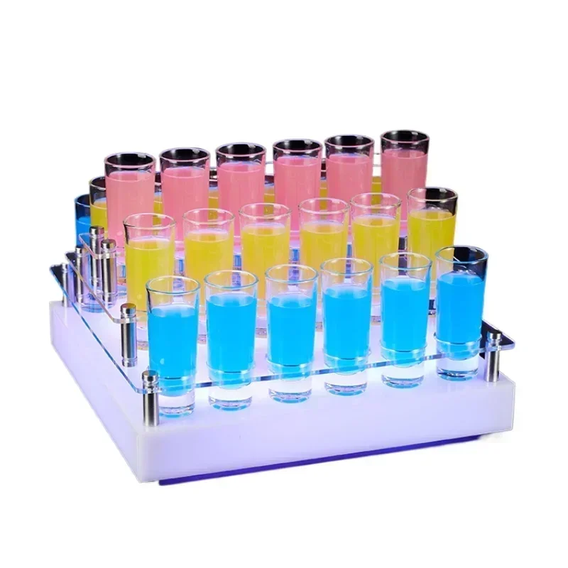 

Luminous Rainbow Fighting Cocktail Cup Holder, Frosted Wild Cup Cocktail Holder, Pub Wine Set