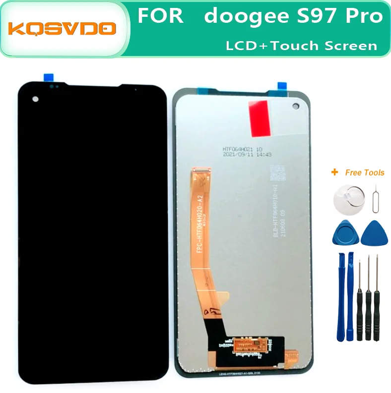 

6.39" New Original For Doogee S97 Pro LCD Display+Touch Screen Digitizer Assembly LCD+Touch Digitizer For DOOGEE S97Pro +Tools