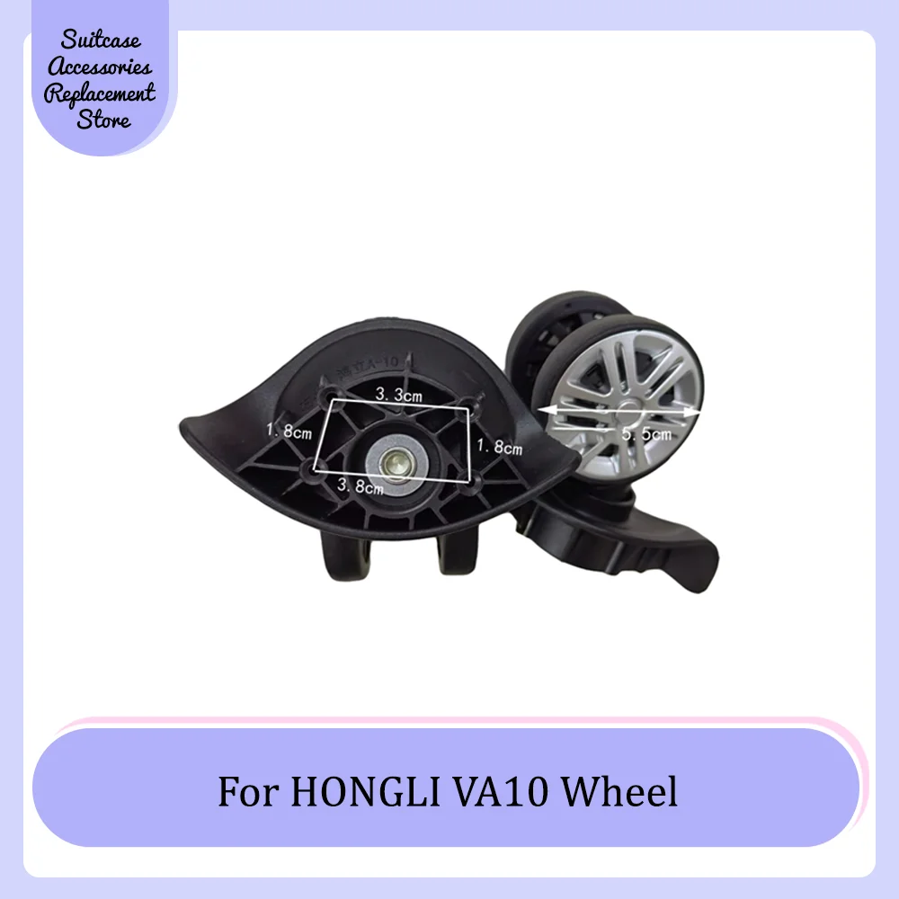 

For HONGLI VA10 Universal Wheel Replacement Trolley Suitcase Smooth Silent Shock Absorbing Durable Roller Accessories Wheels