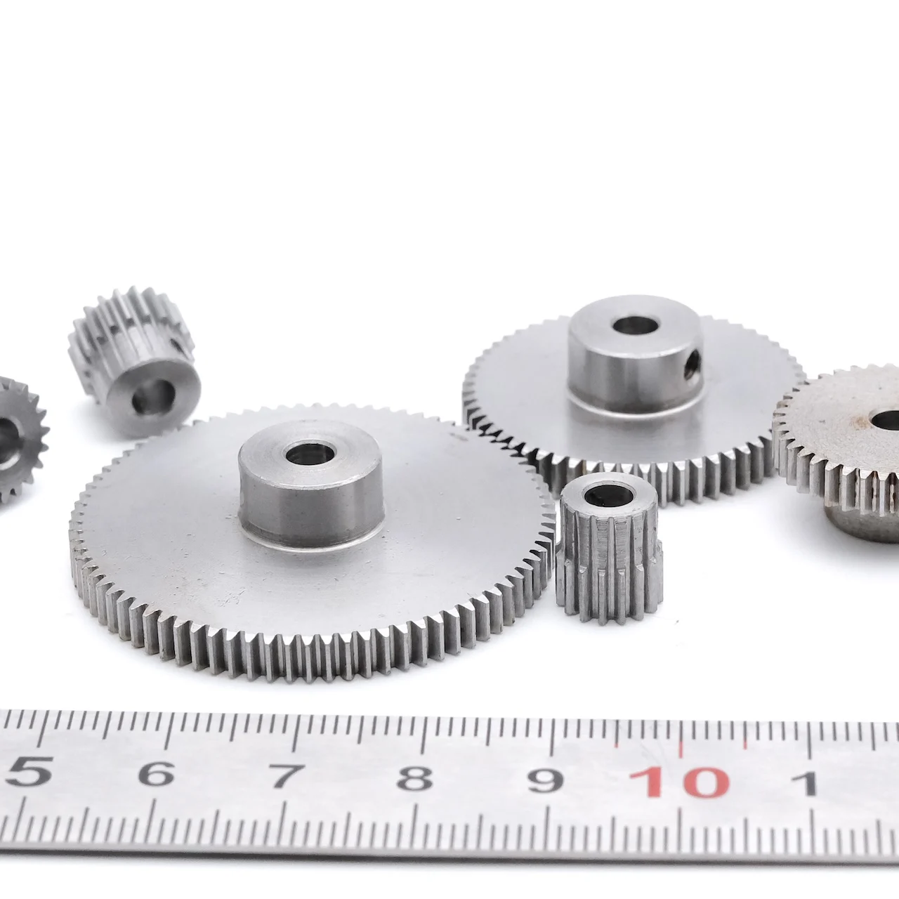 Precision Spur Steel Gears 0.5M 80/100/110 Teeth DIY Motor Gearbox Metal Gear 3-12MM