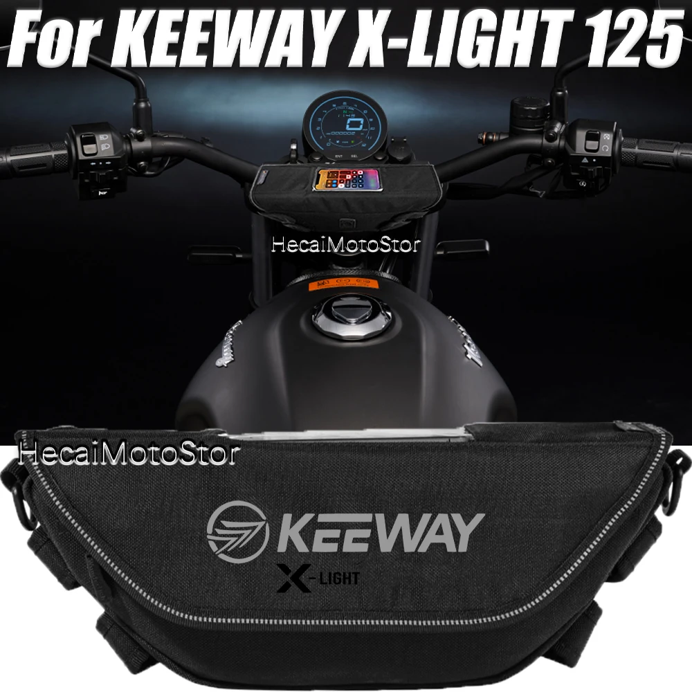 

Для Keeway x-light 125, аксессуар для мотоцикла, водонепроницаемая и пылезащитная сумка для хранения руля, навигационная сумка