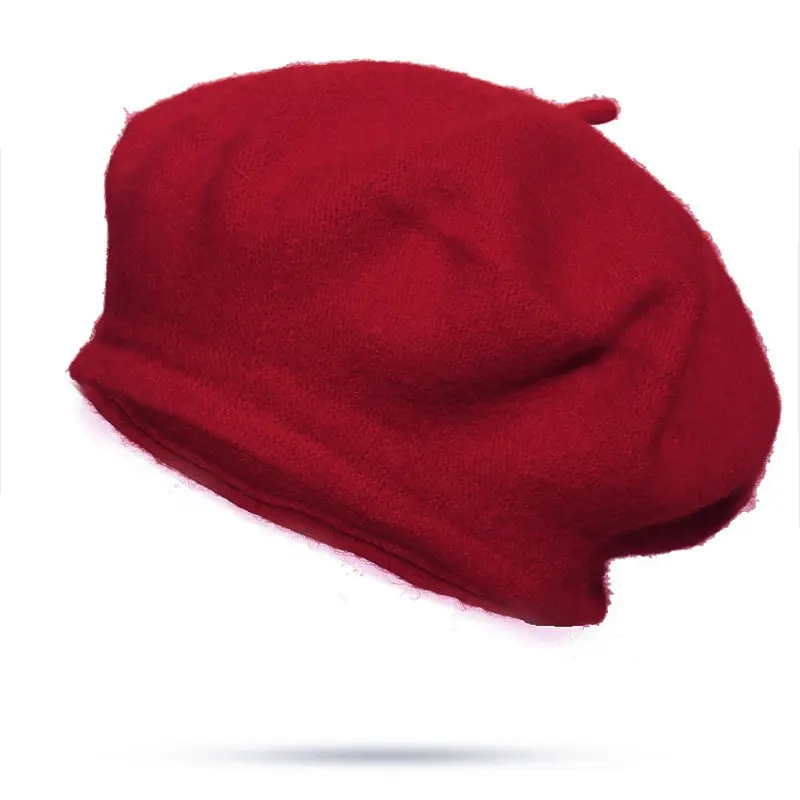 New Fashion Women Wool Thick Berets Artist French Painter Hat Girls Female Warm Walking Cap