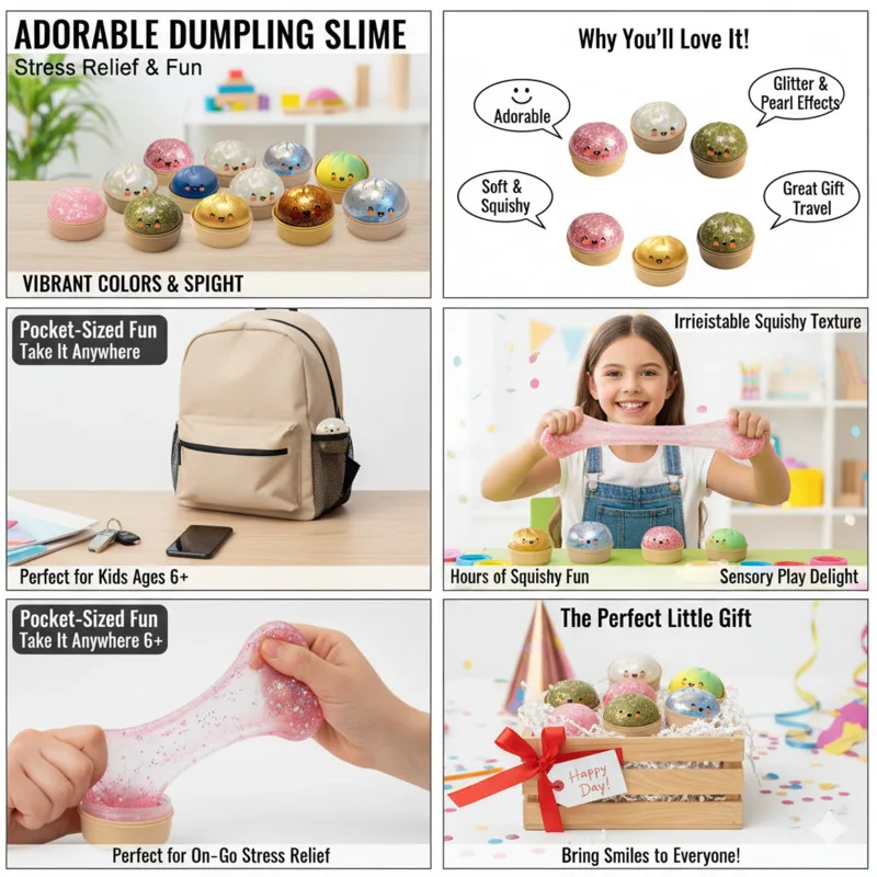 

Y2K Bao Bun Squishy Model Cute Simulation Steamed Bun Stress Relief Soft Non-Sticky Squeeze Toy Funny Desk Decoration Gift New