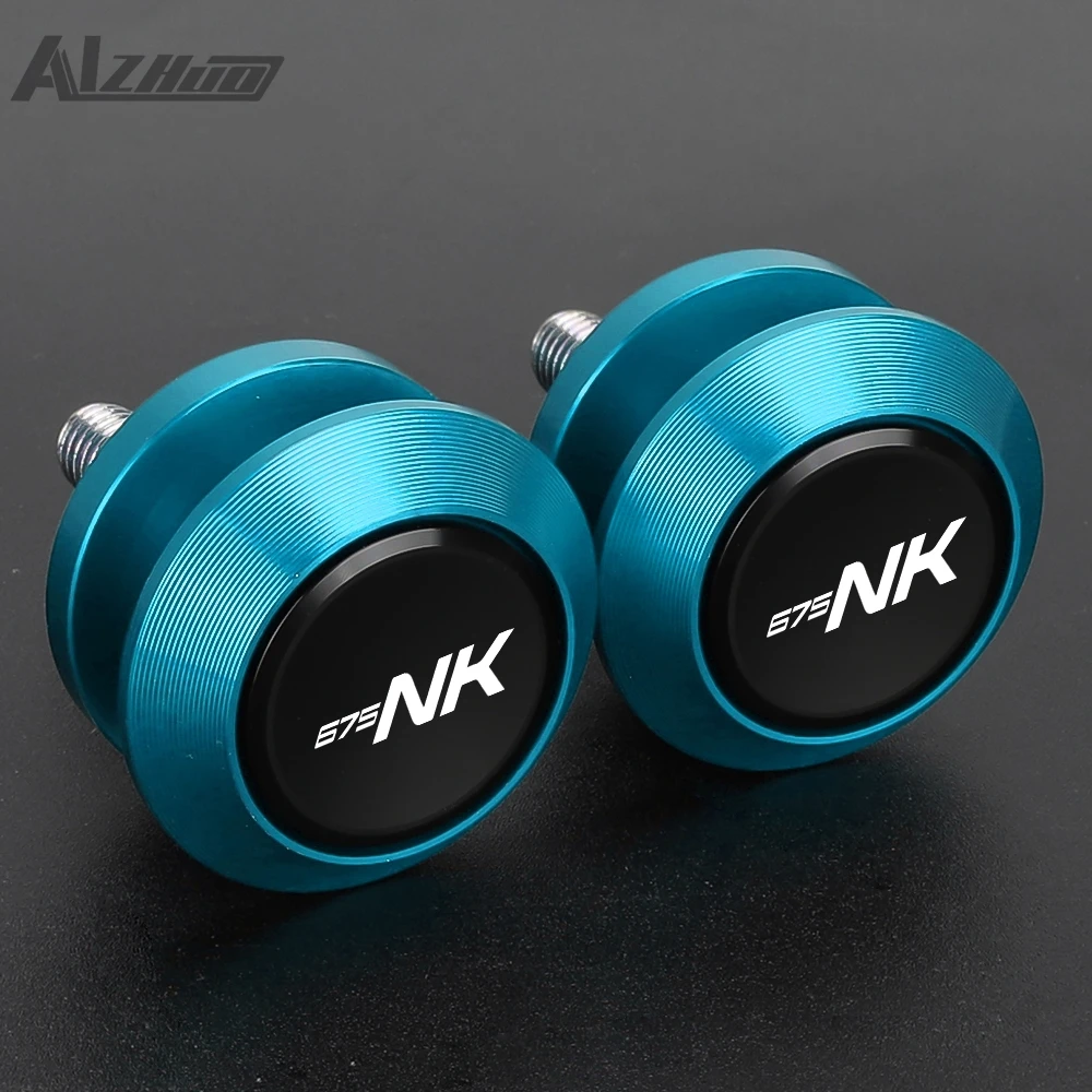 10mm 675NK For CFMOTO CF MOTO 675 NK 675 NK675 2024 2025 2026 2027 Motorcycle Accessories CNC Aluminum Swingarm Sliders Spools