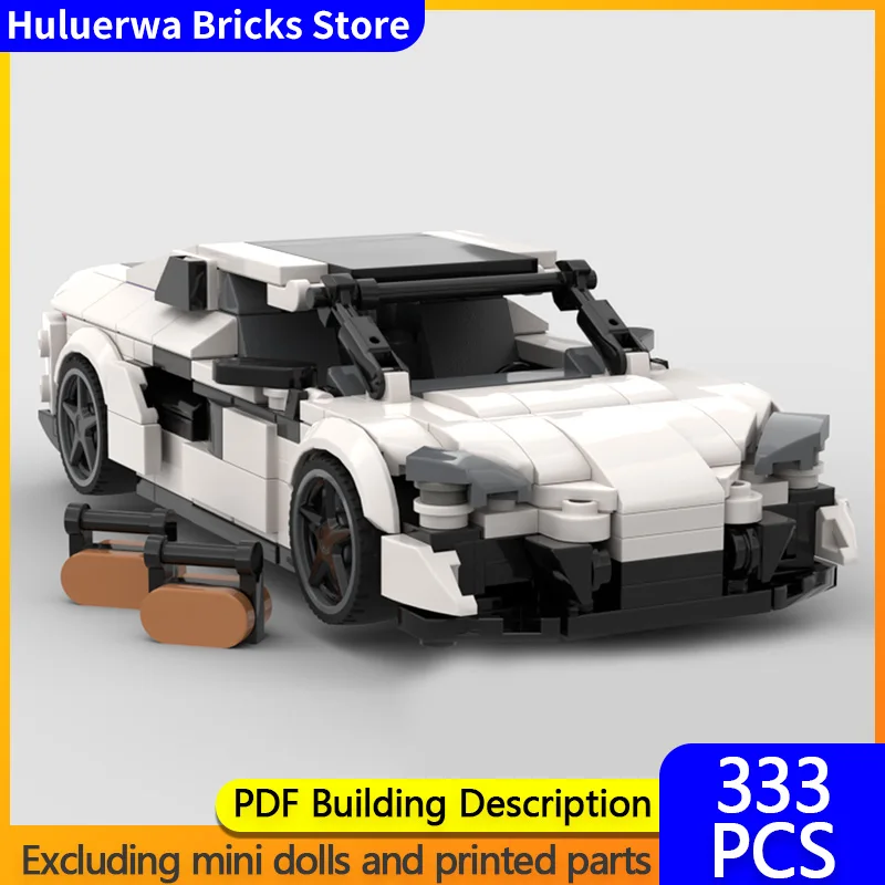 

Модель скоростного гоночного автомобиля MOC, строительные кирпичи 570S, верхний уровень, спортивный автомобиль, модульная технология, детские праздничные подарки, сборка игрушек, костюм