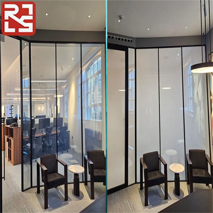 Customized Super Clear Switchable Electric Smart Glass Film Opaque PDLC Decorative Heat Insulation Modern Design Building Film