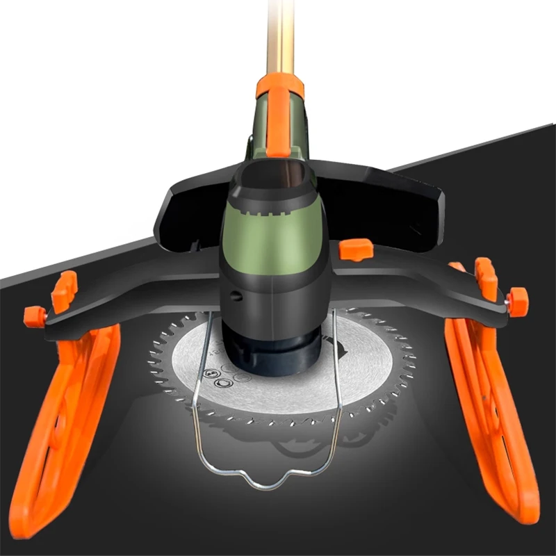 جزازة العشب، أداة إزالة الأعشاب الضارة الزراعية، ماكينة تشذيب صغيرة ببطارية الليثيوم، ماكينة تقطيع فرشاة كهربائية عالية الطاقة بدون فرش موديل جديد