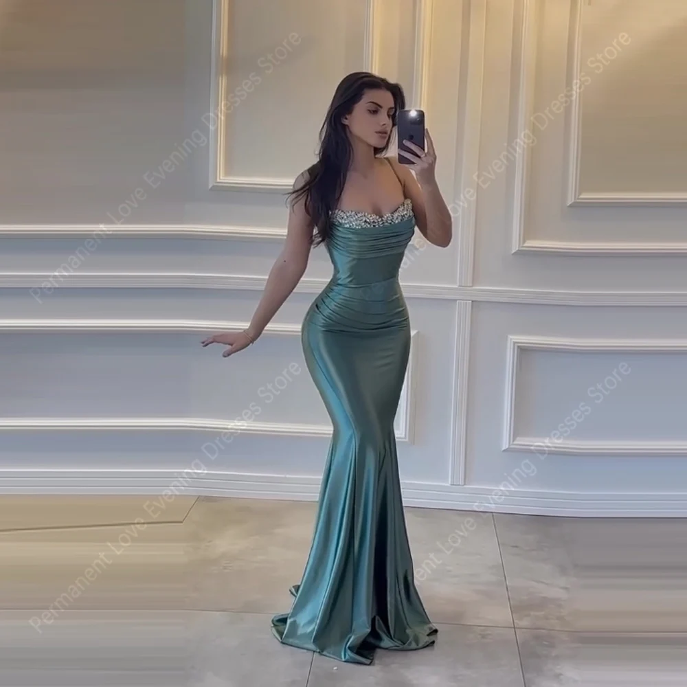 

Увлекательные женские вечерние платья с милым воротником и русалкой, платья для выпускного вечера, длина для мытья полов, Vestidos De Noche, 2025 по индивидуальному заказу