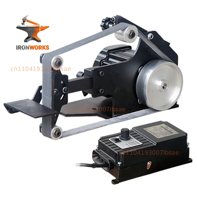 762*25mm Brushless Belt Sander 800W Fixed Angle Sharpening Machine  Belt Small DIY Polishing Machine SD-762WS