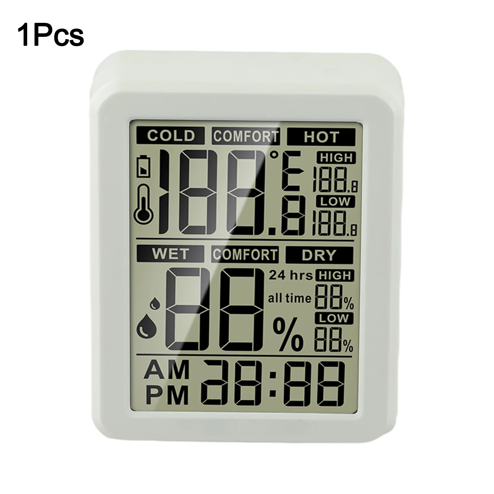 Hygrometer Thermometer HT682 with Large LCD Screen Provides Reliable Readings to Optimize Comfort in Any Room of Your Home