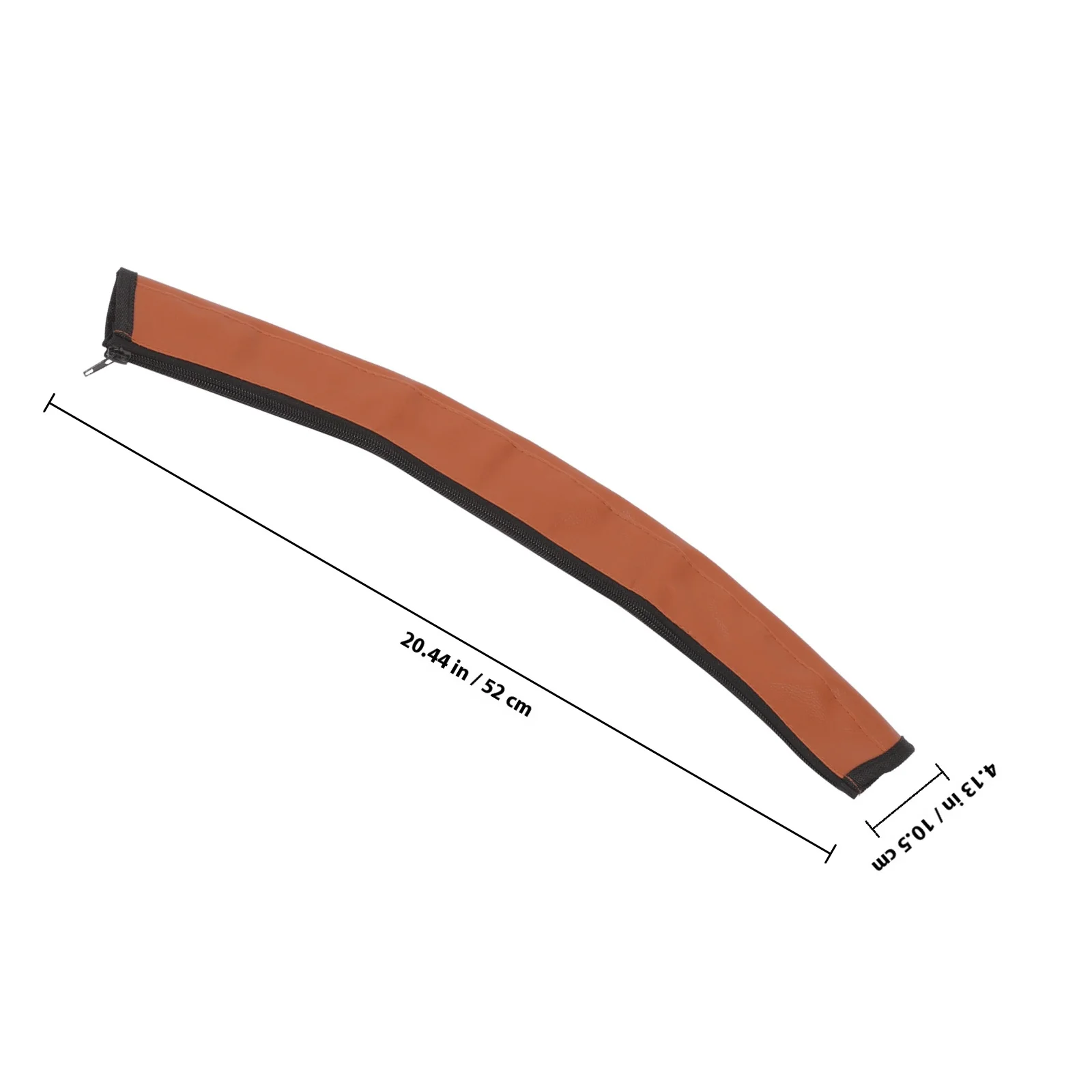 Stroller Handle Grip Cover Made of Artificial Zipper Closure Foldable Design for Easy Storage Stroller Handlebar