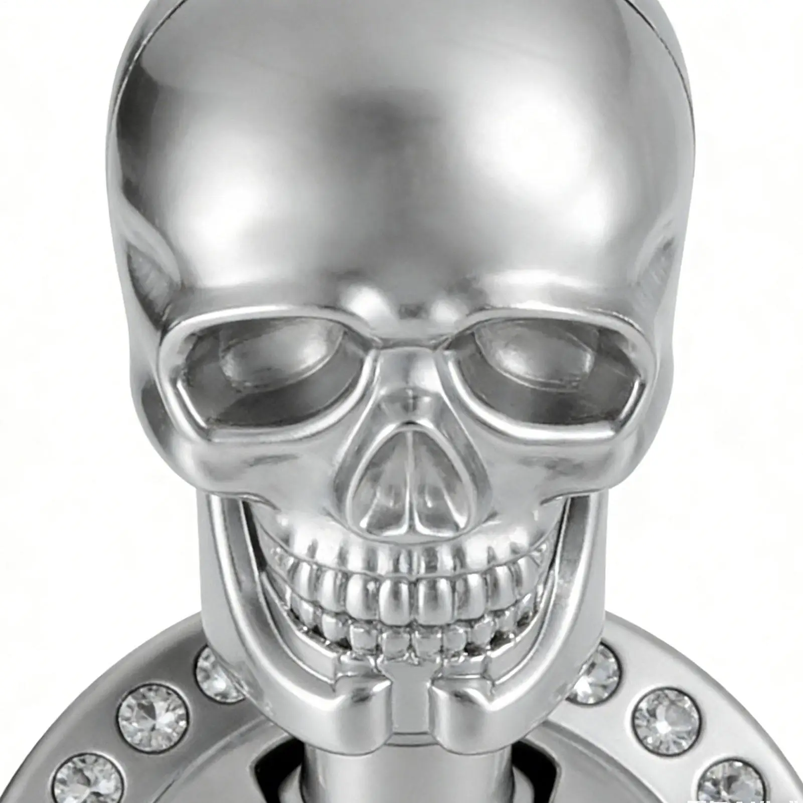 Start Button Shift Knob Universal Skull-Shaped Gothic Lever Starter Button Cover For Trucks RVs Boats Vehicle Engine Outdoor view 5