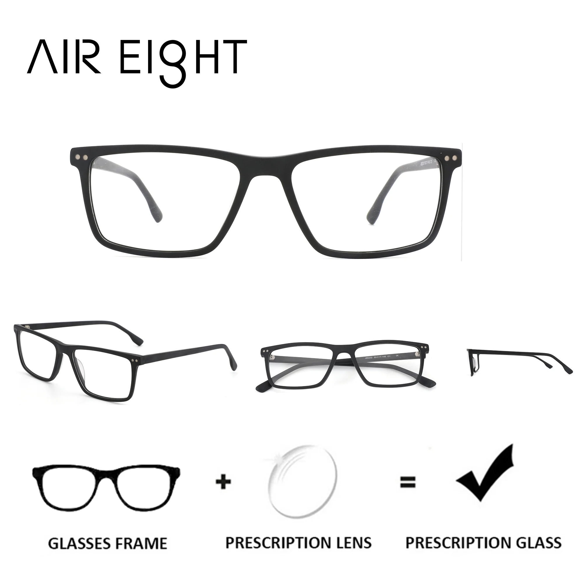aireight-s-サイズ-アセテート製スクエアメガネ-医療用処方箋付き-男性用-ブルーライト近視レンズ-累進多焦点医療用メガネ