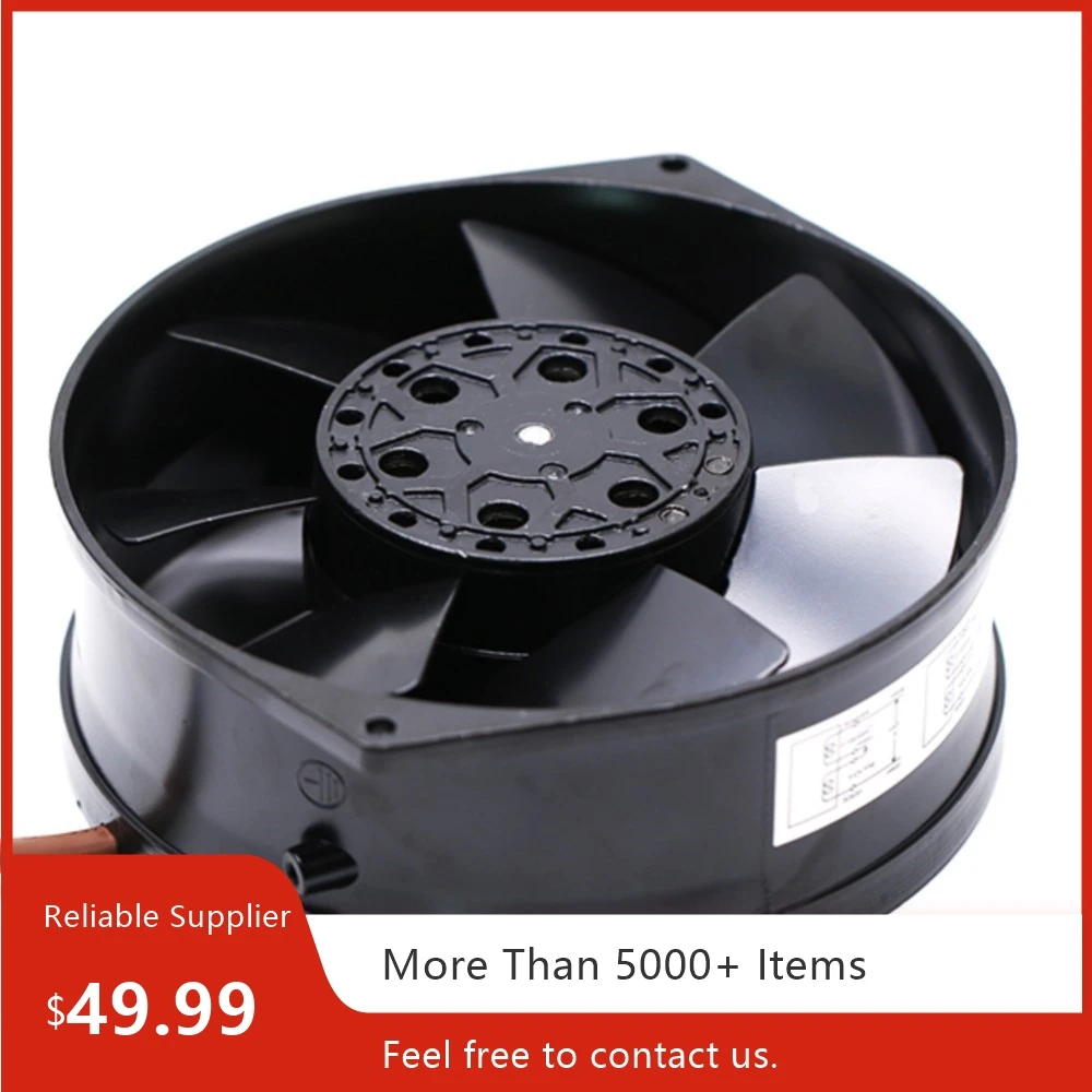 

170mm Dual Voltage AC Fan 115V/230V Full Metal Axial Flow Equipment Cabinet Fan with IP54, 240CFM Airflow