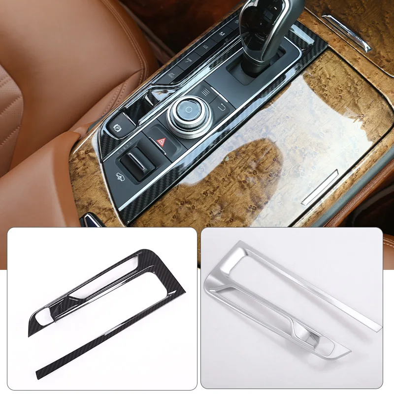 

For Maserati Levante 2016-2018 ABS Carbon Fiber Car Center Console Gear Shift Frame Cover Trim Sticker Car Accessories For LHD