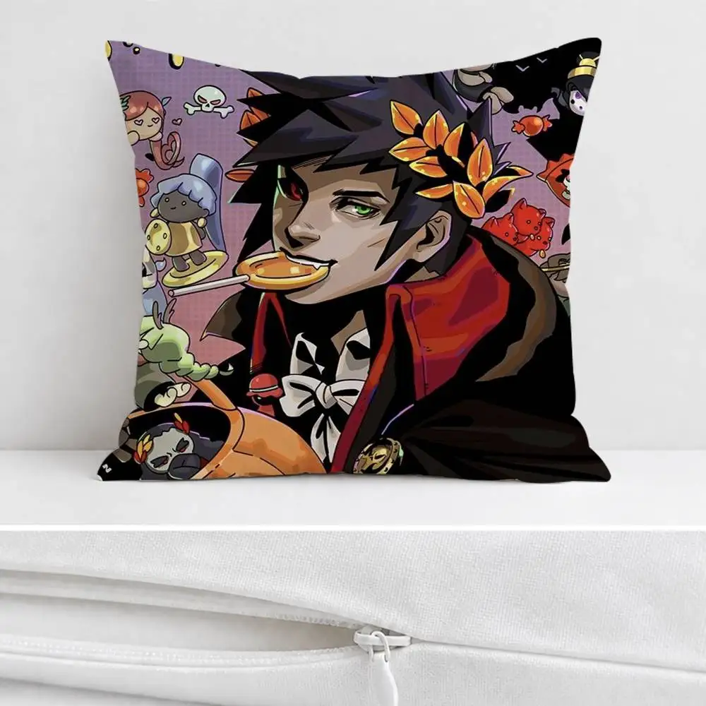 H-Hades Zagreus  Double-sided Printed Square Decorative Cushion Cover for Sofa Living Room Home Decor