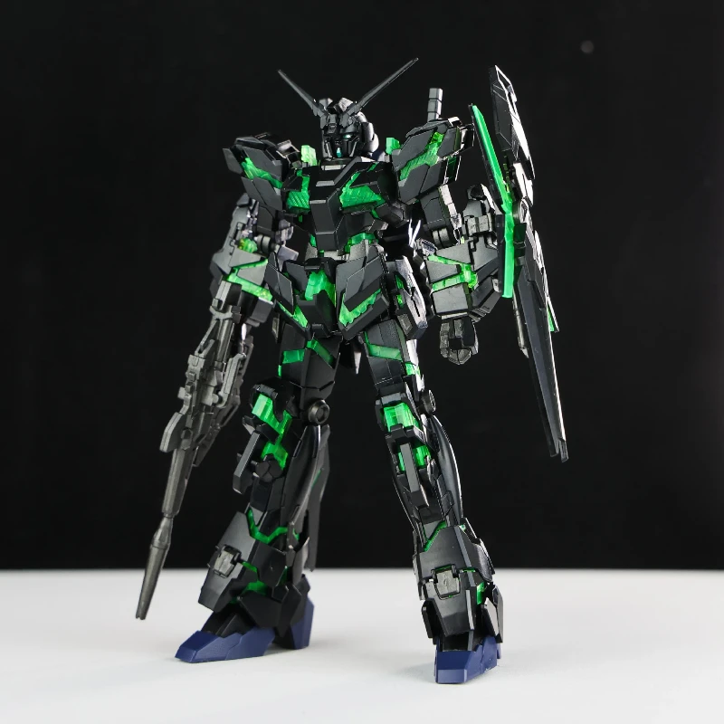 HG1/144 hergebruikt plastic assemblagemodel RX0 fluorescerend groen Oorsprong Assemble Model Kit Decoratief speelgoed Gemechaniseerd Warleague Thema