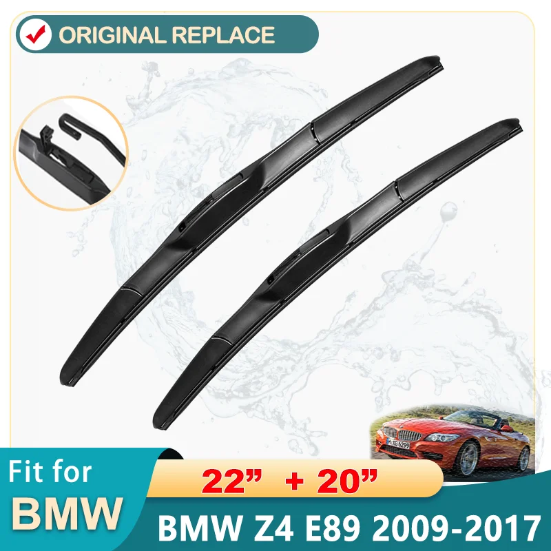 for BMW Z4 E89 2009~2017 2010 2011 2012 2013 2014 2015 2016 Front Windshield Windscreen Wipers Car Wiper Blade Auto Accessories