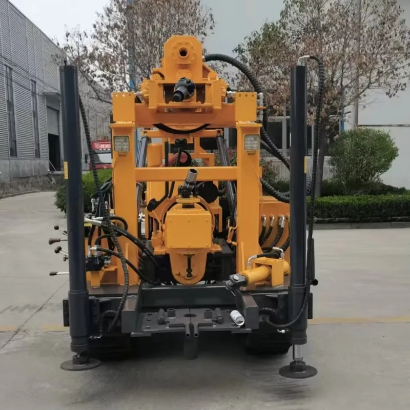 China 200m Drilling Rig Depth Fully Automatic Hydraulic Water Well Drilling Machines Core Drill Rig Household Well Equipments