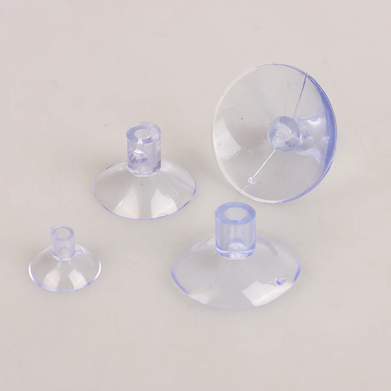 Ventosa com furos duplos, almofadas de PVC para decoração de vidro, bandeira, balão, gato, brinquedo, casamento, carro, 10pcs