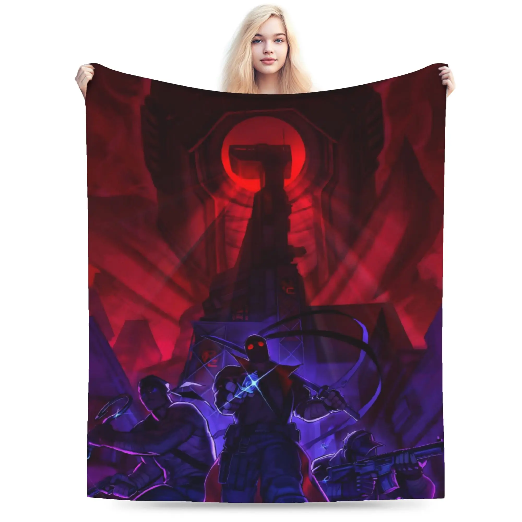 MADNESS COMBAT Hank Throw Blanket for Couch  Soft Fuzzy Plush Blanket 50x60 Inch Multiple Sizes Bedspread for All Seasons