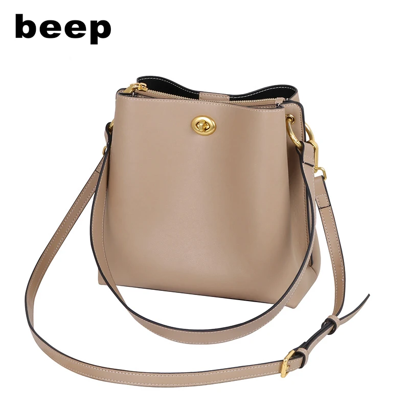 BEEP Women Bags Designer Famous Brand Women Tote Bag New Luxury Designer Shoulder Bags Women Bags Fashion Women Leather Handbags