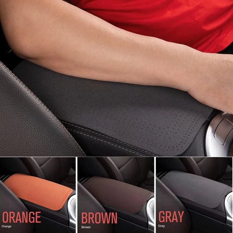 Universal Plush Car Center Console Armrest Cushion, All Seasons Elbow Support Armrest Cover, Car Interior Protective Accessory