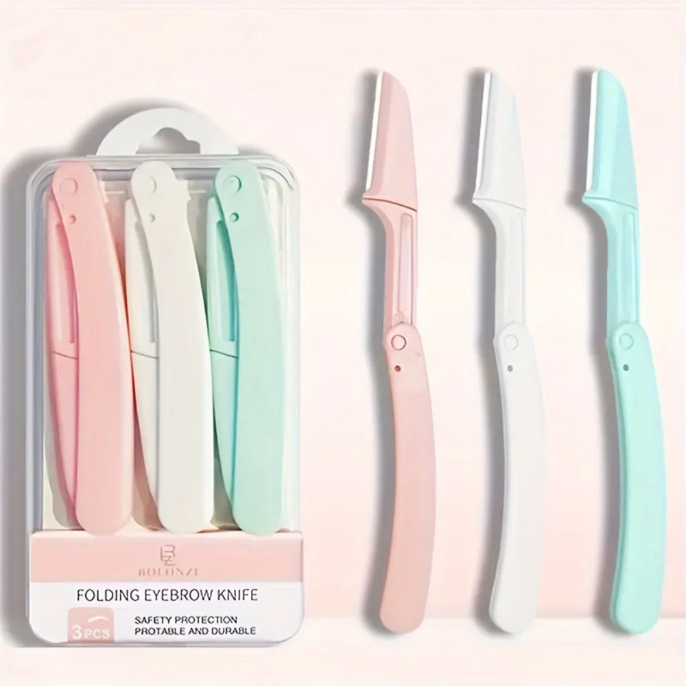 10/15pcs/set Women's Facial Care Hair Removal Tool Makeup Razor, Eyebrow Trimmer Safety Razor - Perfect Eyebrow Trimming Tool