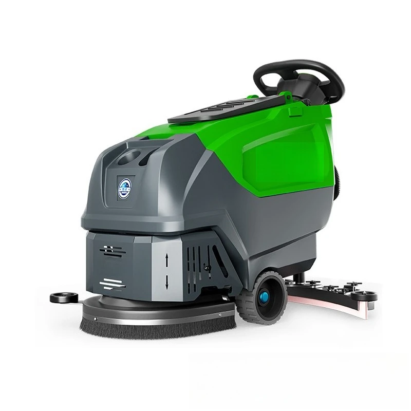 Industrial washing machine Factory workshop Commercial hand-push mopping machine, property garage suction and towing  vehicle