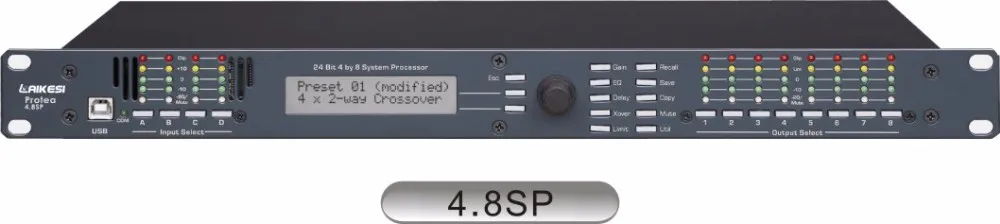 Portable DSP Audio Processor Small Stage Bar Live Show Professional Sound Equipment