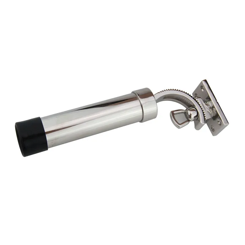 Custom Marine Hardware-Stainless Steel 316 Adjustable Boat Fishing Rod Holders with New Condition Hinge Clamp
