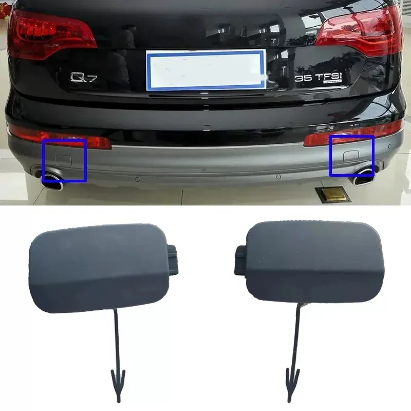 

Auto Left Right Rear Bumper Towing Tow Hook Eye Cover Cap no Paint for Audi Q7 2010 2011 2012 2013 2014 2015 4L0807450E